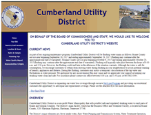 Tablet Screenshot of cumberlandutility.com